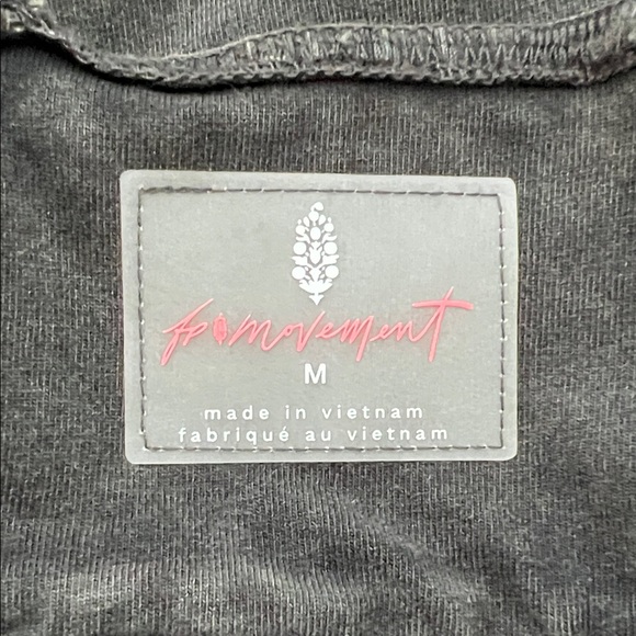 NWT Free People Hot Shot Onesie in Washed Black w free tank 💙 - Picture 9 of 9